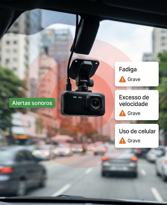 Alertas sonoros em tempo real